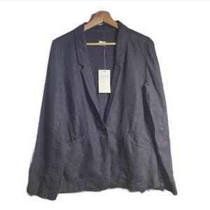 Poetry Linen Button Front Blazer Jacket Size 8
